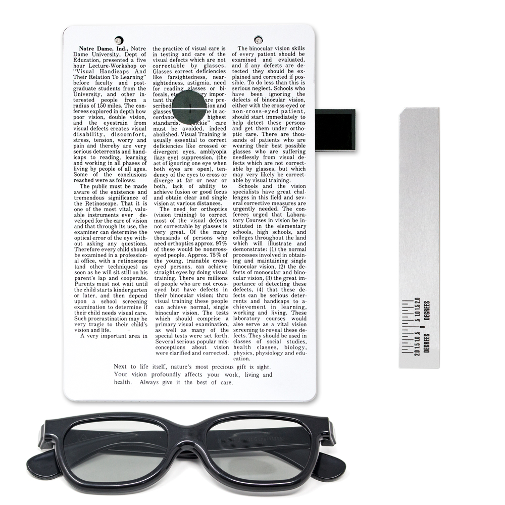 Fixation Disparity Card