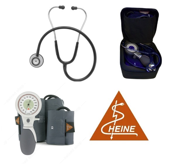 Heine GP Family Practice Kit, Heine 3.2 Stethoscope and Sphyg/Steth Combination Carrying Case
