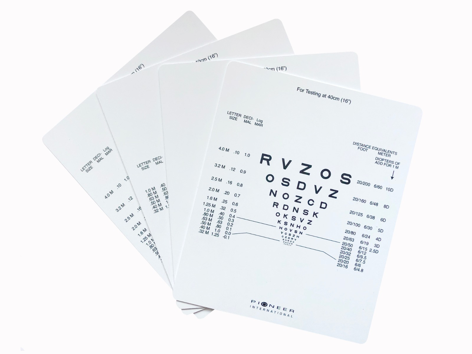 Near Card Ruler Test Charts - Product Categories