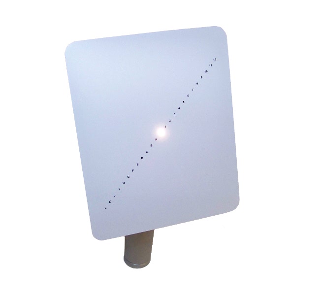 Slant Thorington Card with Transilluminator Adapter