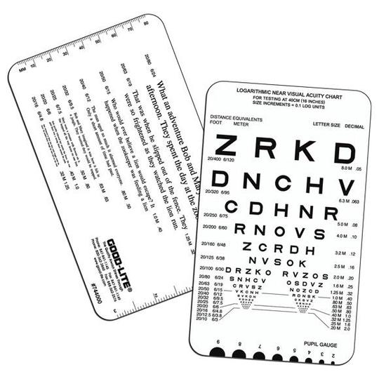 Sloan Letter Near Pocket Card (#744000)